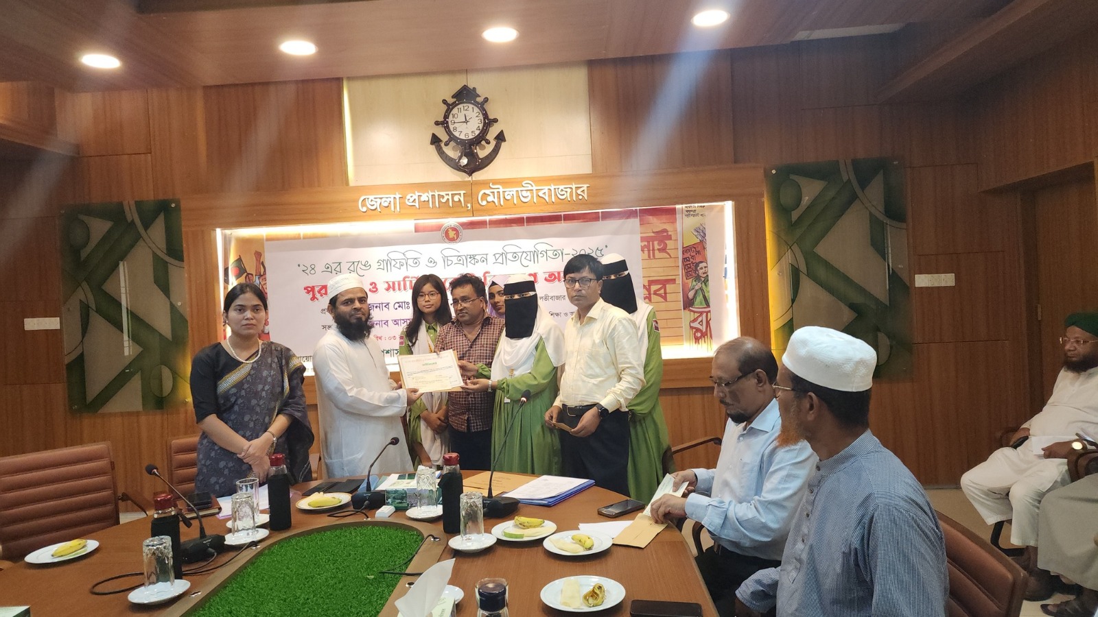 মৌলভীবাজার ২৪ এর রঙে গ্রাফিতি ও চিত্রাঙ্কন প্রতিযোগিতা-২০২৫