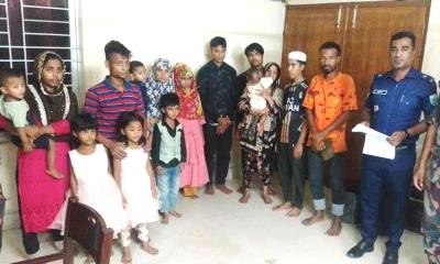 মৌলভীবাজার সীমান্ত দিয়ে রোহিঙ্গাসহ ১৬ জনকে পুশইন