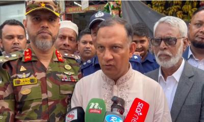 কিশোরগঞ্জে বাজার মনিটরিং করলেন প্রতিমন্ত্রী শরিফুল আলম