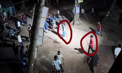 ফের রাবিতে অস্ত্র হাতে ছাত্রলীগের মহড়া