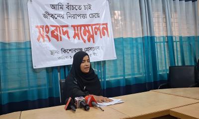 জীবনের নিরাপত্তা চান প্রবাস ফেরত পপি আক্তার