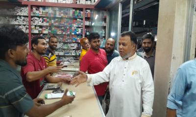 ঝালকাঠিতে বিএনপির গনসংযোগ