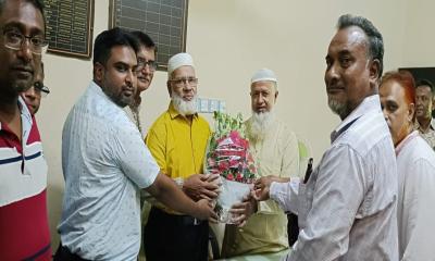 আত্রাইয়ে বান্দাইখাড়া ডিগ্রি কলেজের সভাপতি শেখ আবু মাসুমের দায়িত্ব গ্রহণ