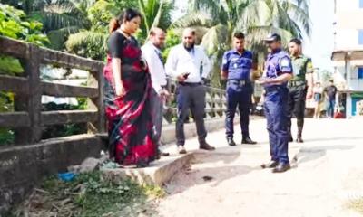 রাজাপুরের বাজার ব্রীজের সংযোগ সড়ক না থাকায় দুর্ভোগ সংবাদ প্রকাশের পর ইউএনওর পরিদর্শন রাজাপুরের বাজার ব্রীজের সংযোগ সড়ক না থাকায় দুর্ভোগ সংবাদ প্রকাশের পর ইউএনওর পরিদর্শন