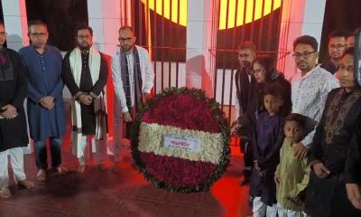 মৌলভীবাজারে একুশের প্রথম প্রহরে ভাষা শহীদদের প্রতি বিনম্র শ্রদ্ধা