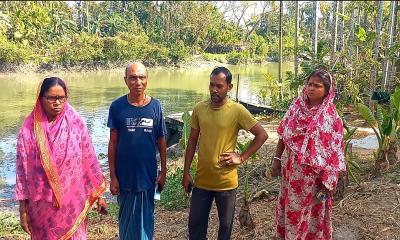 কাঁঠালিয়ায় আদালতের চুড়ান্ত রায়ের পূর্বে জমি দখলের অভিযোগ