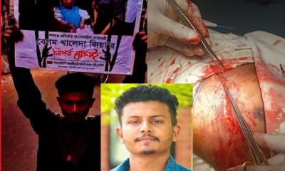 উত্তরায় ছাত্রদল নেতার ওপর দুর্বৃত্তদের হামলা
