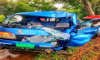 কুলাউড়ায় ট্রাক নিয়ন্ত্রণ হারিয়ে গাছের সঙ্গে ধাক্কা লেগে এক নার্সারি মালিক নিহত