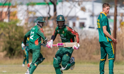 সামিউনের তাণ্ডবে দক্ষিণ আফ্রিকাকে হারালো চাপে পড়া বাংলাদেশ
