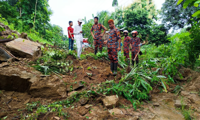 পাহাড়ধসে সাজেকে আটকা ৪ শতাধিক পর্যটক