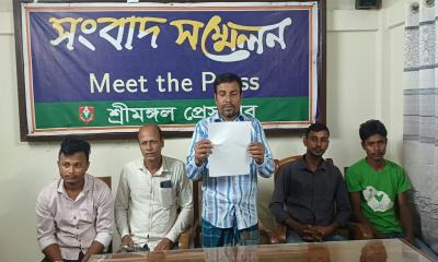 প্রতিপক্ষের হামলার ভয়ে শ্রীমঙ্গলে জামিন নিয়েও এলাকা ছাড়া একটি পরিবার