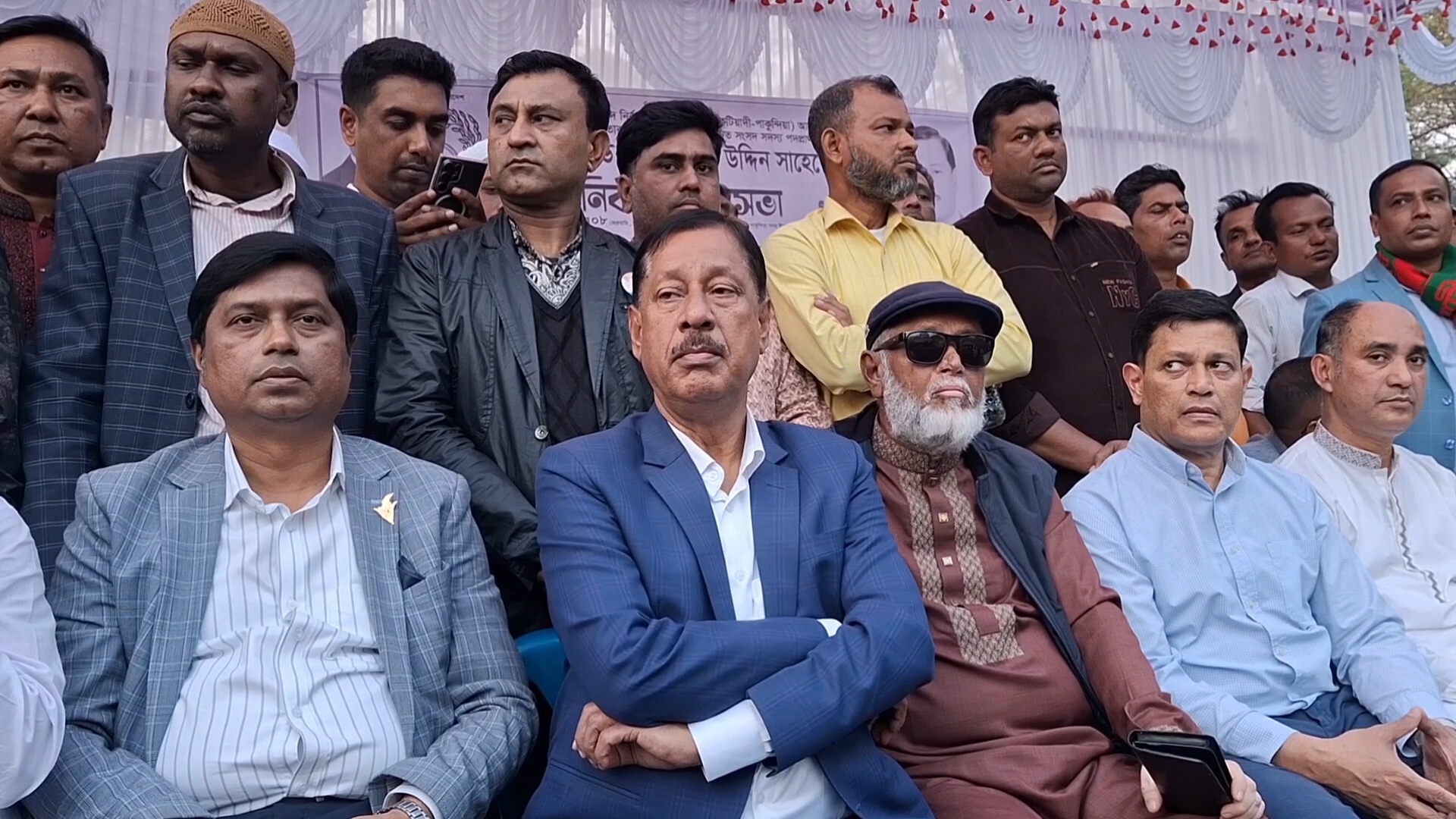 কিশোরগঞ্জ-২ আসনে এডভোকেট জালাল উদ্দিনের নির্বাচনী জনসভা জনসমুদ্রে রূপ নেয়