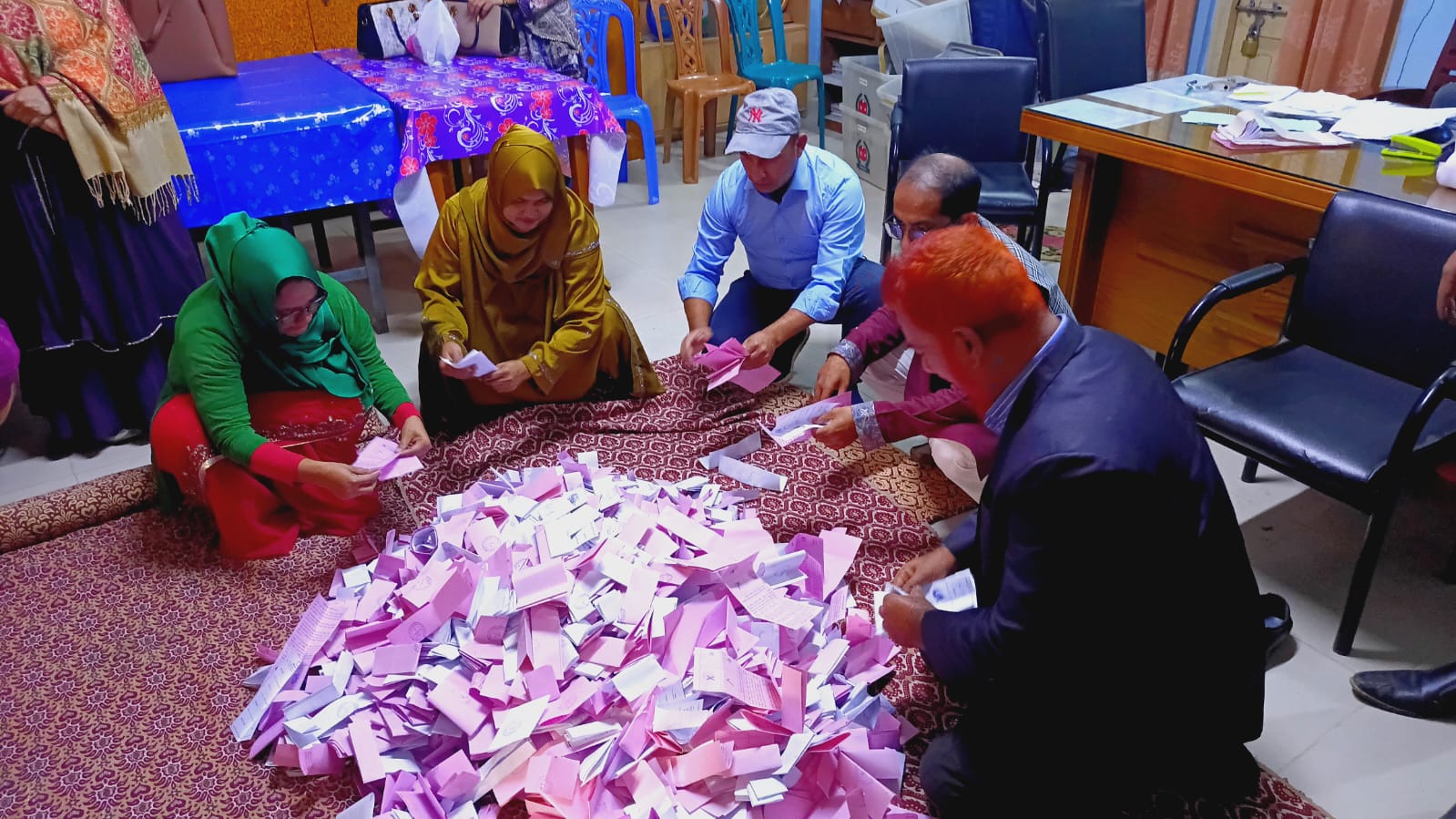 ত্রয়োদশ জাতীয় সংসদ নির্বাচনে মৌলভীবাজার ৩  আসনের ভোট গননা শুরু