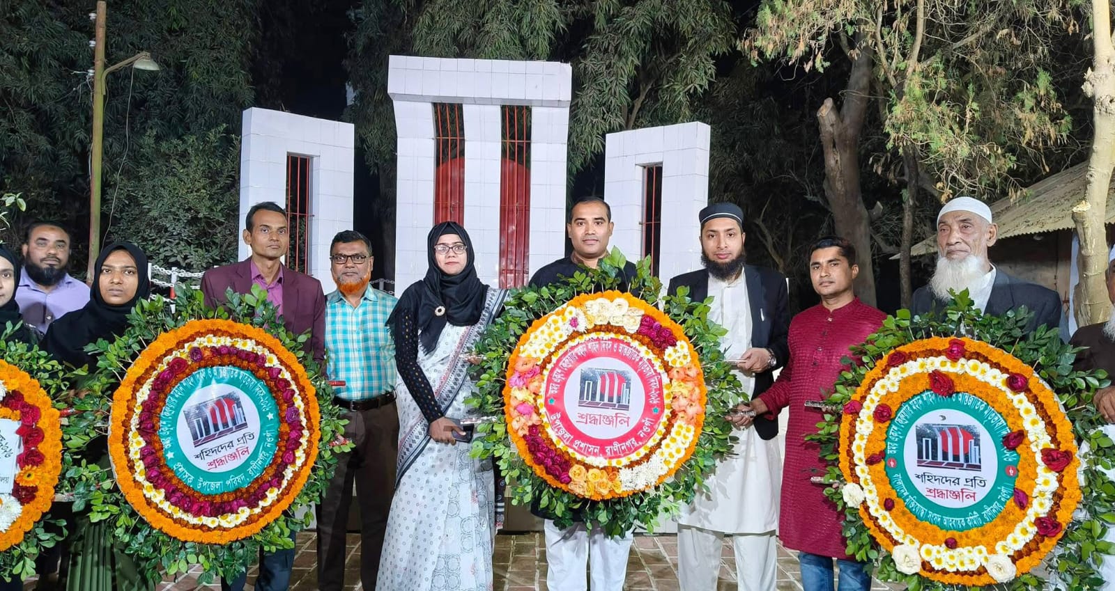 রাণীনগরে যথাযোগ্য মর্যাদায় মহান শহীদ দিবস ও আন্তর্জাতিক মাতৃভাষা দিবস পালিত