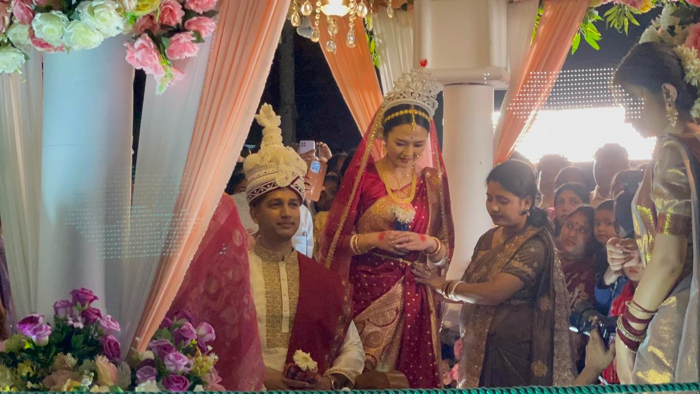 রাজনগরে চীনা কনে, প্রবাসী বরের বিয়ে সম্পন্ন